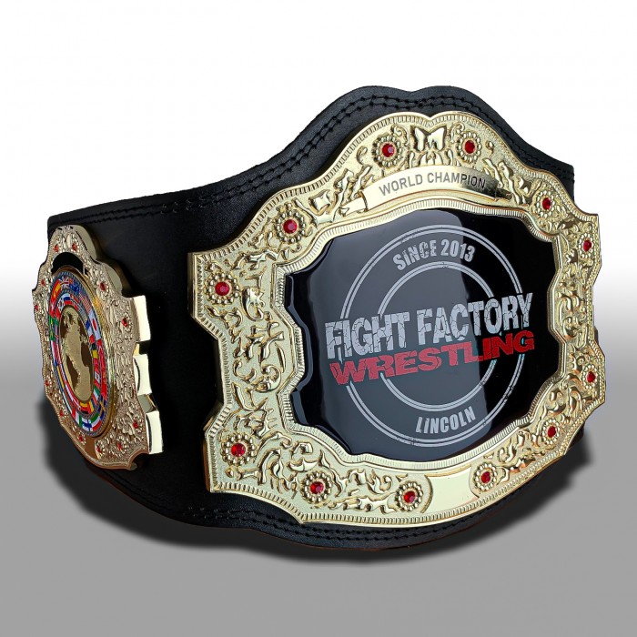 MEGA XXL 5 PLATE GOLD CUSTOM CHAMPIONSHIP BELT  ***SUPER SIZED***